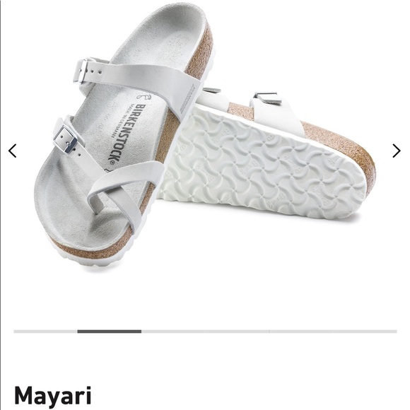 Birkenstock Shoes - Birkenstock Mayari Sandals White nubuck 37